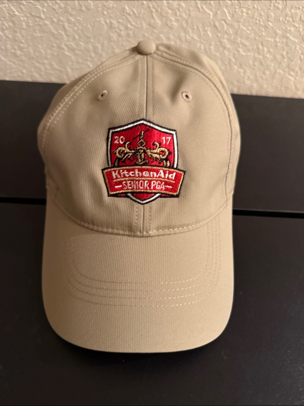 Nike Golf!  2017 KitchenAid Senior PGA khaki Golf Cap